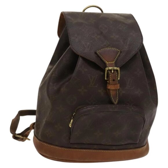 LOUIS VUITTON Monogram Montsouris MM Backpack M51136 LV Auth 120622 - Picture 1 of 15